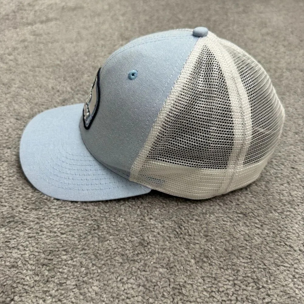 Pukka Sun Valley Idaho Trucker Hat Cap Mens One Size Sky Blue White Mesh Back
